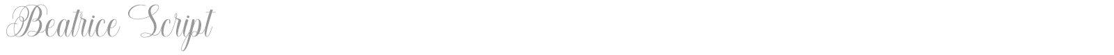 Beatrice Script font preview